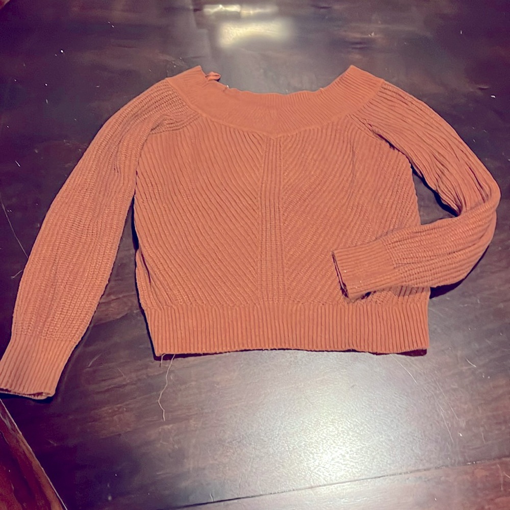Off the shoulder sweater